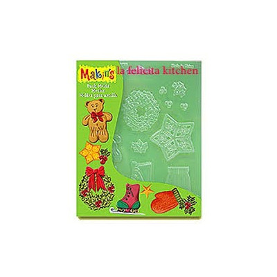 Silikonová forma Makin’s – Vánoční motivy | Dortové Pomůcky