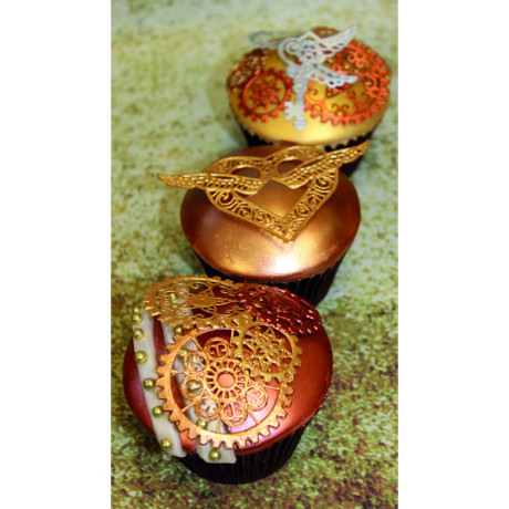 Steampunk 3D  forma na jedlou krajku