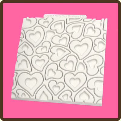 Srdíčka podložka silikonová forma