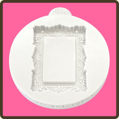 Obdélnikový rámeček silikonová forma 