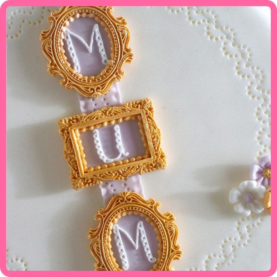 Obdélnikový rámeček silikonová forma 