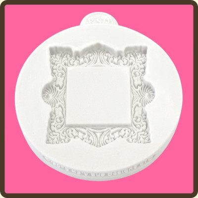 Ćtvercový rámeček silikonová forma 