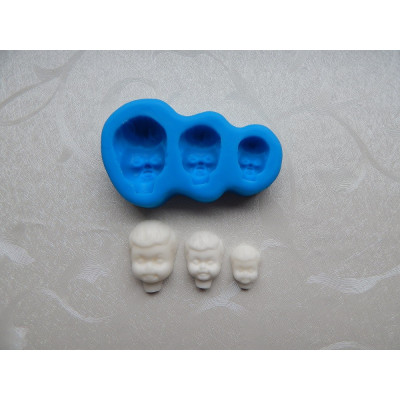 Dětské hlavičky -  silikonová forma