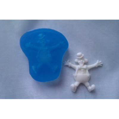 Klaun – silikonová 3D forma na dorty a marcipán