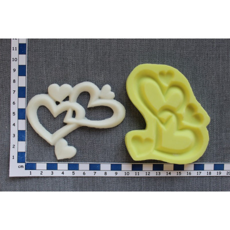 Srdce spojené č.2 - silikonová forma