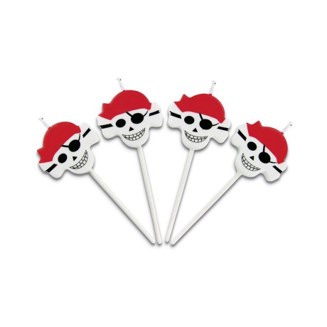 Städter svíčky Piráti (4 ks)