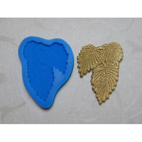 Krajkové listy -  silikonová forma