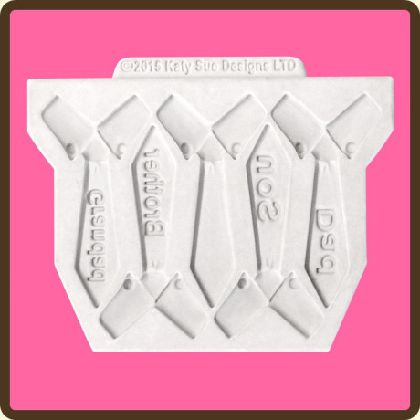 Kravaty s nápisem silikonová forma 