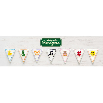 Vlaječky - Katy Sue silikonová forma 