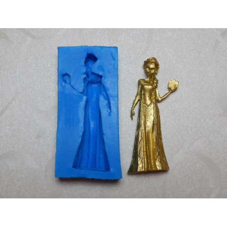 Ledové království panenka silikonová forma