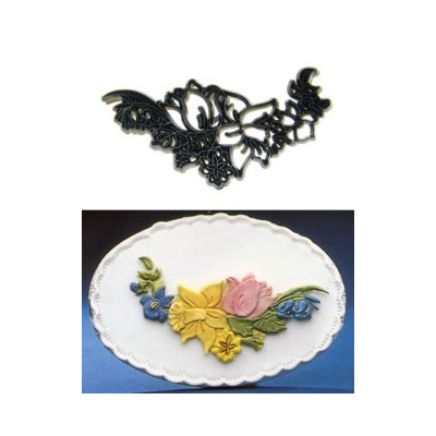 Květiny -  patchwork vytlačovač