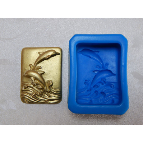 Delfíni silikonová forma