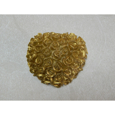 Srdce s růžemi silikonová forma