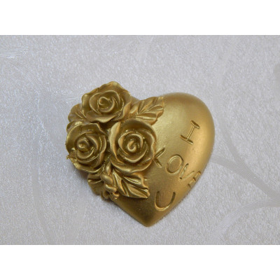 Srdce I LOVE YOU silikonová forma