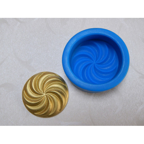 Kruh zdobený silikonová forma