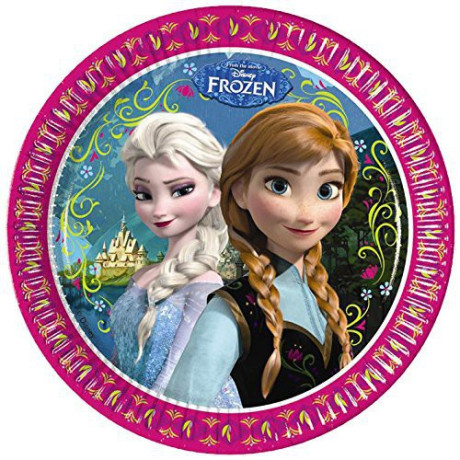 Frozen talíře papírové 8 ks 23 cm 