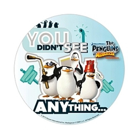 Tučňáci z Madagaskaru č.4 jedlý papír