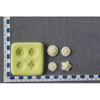 Kvítka 4 ks - OB silikonová forma