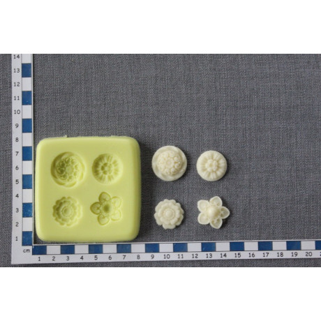 Kvítka 4 ks - OB silikonová forma