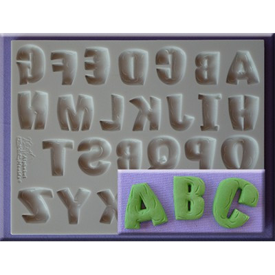 Monster abeceda silikonová forma