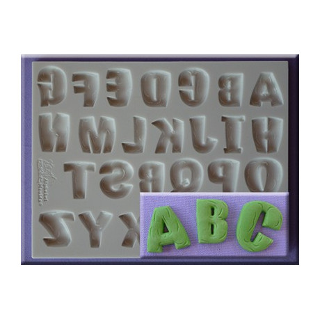 Monster abeceda silikonová forma