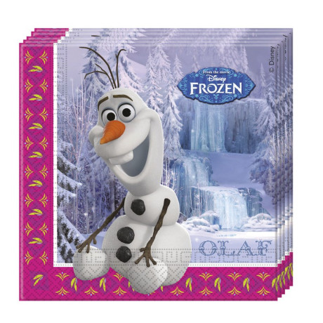 Frozen Olaf ubrousky 20 ks 33x33 cm