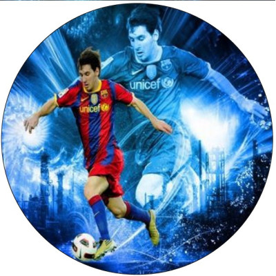 Messi tisk na jedlý papír 20 cm 