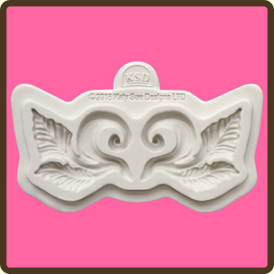 Ornamenty s listy  silikonová forma