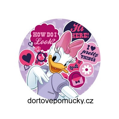 Disney pose 14,5 cm č.5 jedlý papírový terč