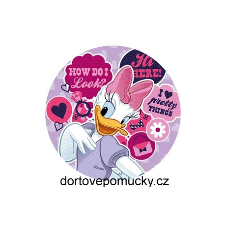 Disney pose 14,5 cm č.5 jedlý papírový terč