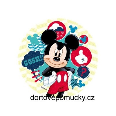 Disney pose 14,5 cm č.6 jedlý papírový terč